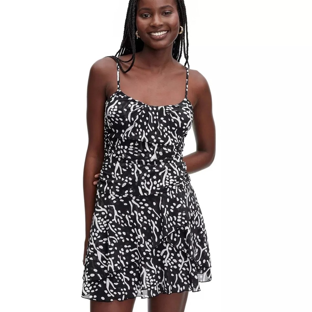 NWT DVF for Target size M Strappy Mesh Dress